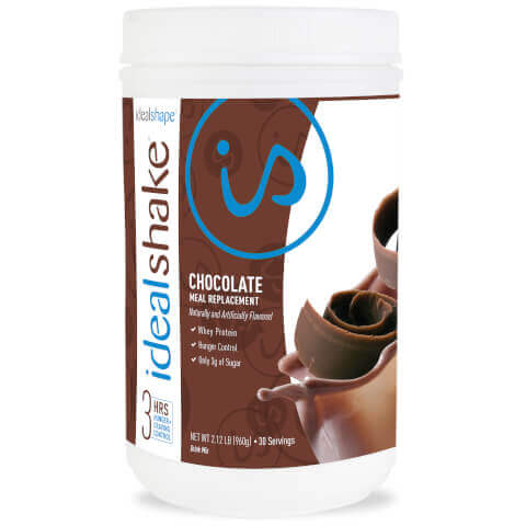 IdealShake Chocolate - Meal Replacement Shake - 30 Servings