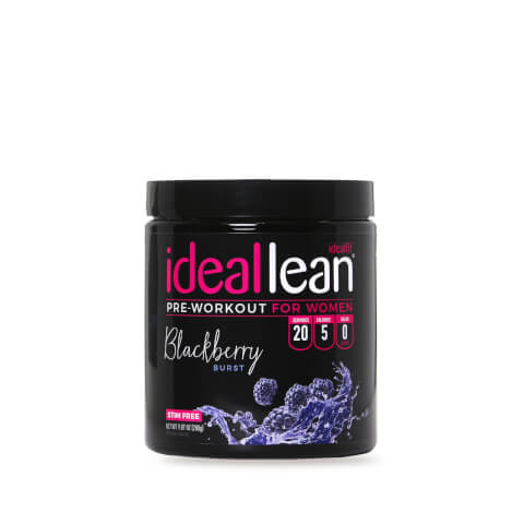 IdealLean Stim Free Pre-Workout - Blackberry - 30 Servings