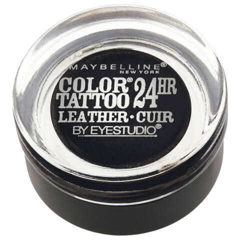 Maybelline Eyestudio Color Tattoo Leather 24hr #100 Dramatic Black 4g