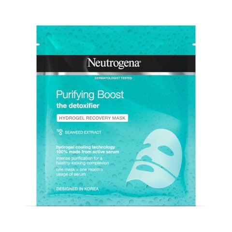 Гидрогелевая восстанавливающая маска Neutrogena Purifying Boost Hydrogel Recovery Mask 30 мл