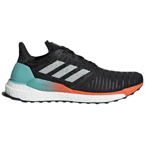 adidas Solar Boost Running Shoes - Black/Aqua