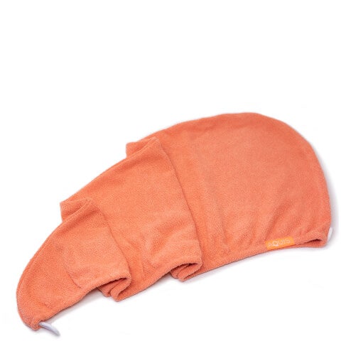 AQUIS Hair Turban Lisse Luxe - Tangerine Sunrise