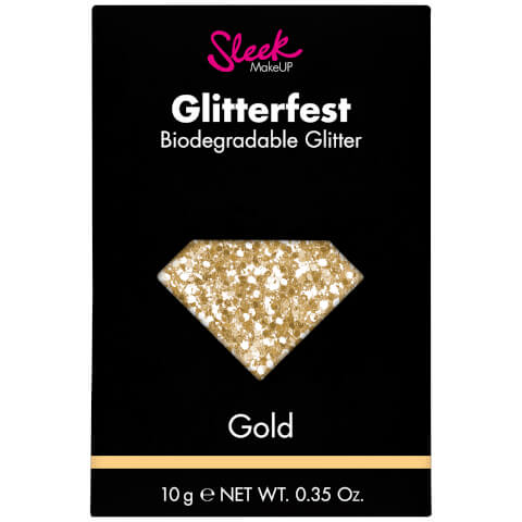 Sleek MakeUP Glitterfest Biodegradable Glitter - Gold 10g