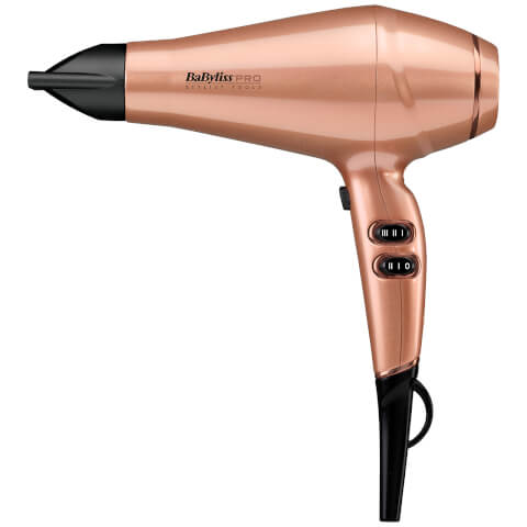 BaByliss PRO Keratin Lustre Hair Dryer - Rose Gold - GB Stecker