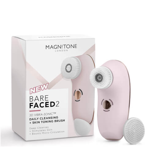 Magnitone London BareFaced 2 脈衝聲波洗臉刷及肌膚調理刷 - 粉紅