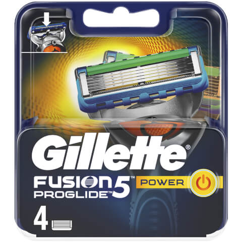 Gillette Fusion5 ProGlide Power Razor Blades (4 Pack)