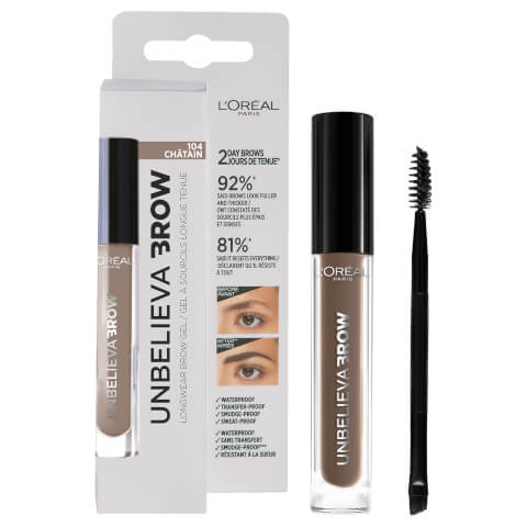 L'Oréal Paris Unbelievabrow Long-Lasting Brow Gel - 6.32 Auburn
