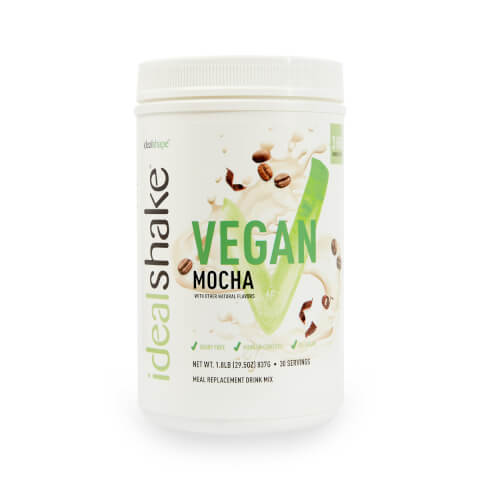 IdealShake Mocha Vegan Meal Replacement Shake - 30 Servings