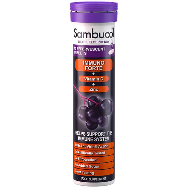 Sambucol Sambucol Immuno Forte integratore effervescente (15 compresse)