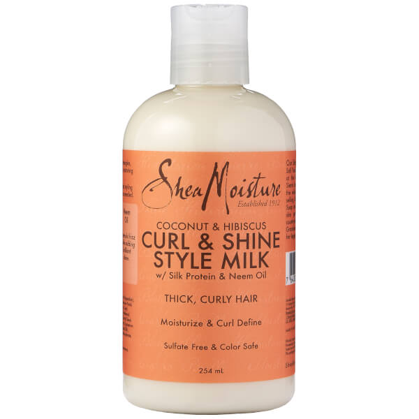 SheaMoisture Shea Moisture latte per styling e capelli ricci cocco e ibisco 254 ml