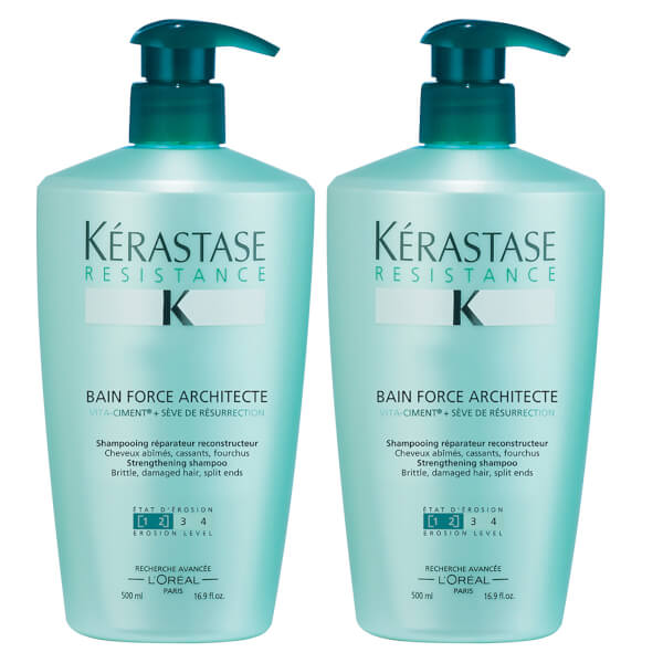 Kerastase Kérastase Resistance Bain Force Architecte (500ml) Duo