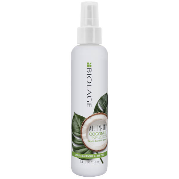 Biolage Biolage All-In-One Coconut Infusion Multi-Benefit Leave-In Spray per tutti i tipi di capelli 150ml