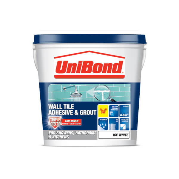 Offer Homebase UniBond Wall Tile Adhesive & Grout