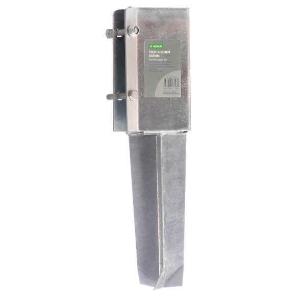 Post Anchor Concrete Fence Post Support Spike 100mm Homebase