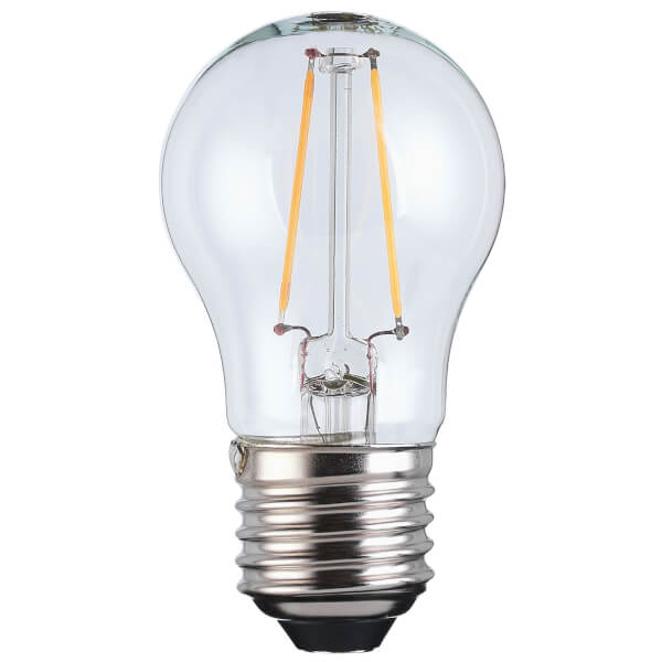 LED Filament Mini Globe ES 2.5W Light Bulb Homebase
