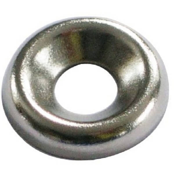 Screw Cup Washer Nickel Plated 3.5mm 20 Pack Homebase