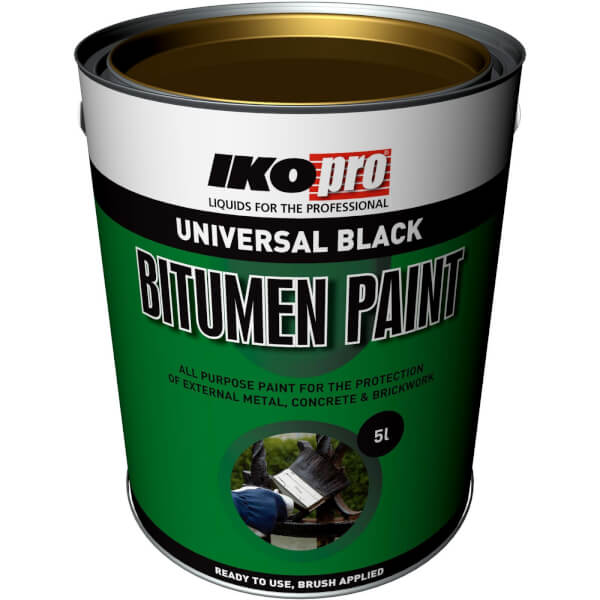 Black Bitumen Paint 5L Homebase