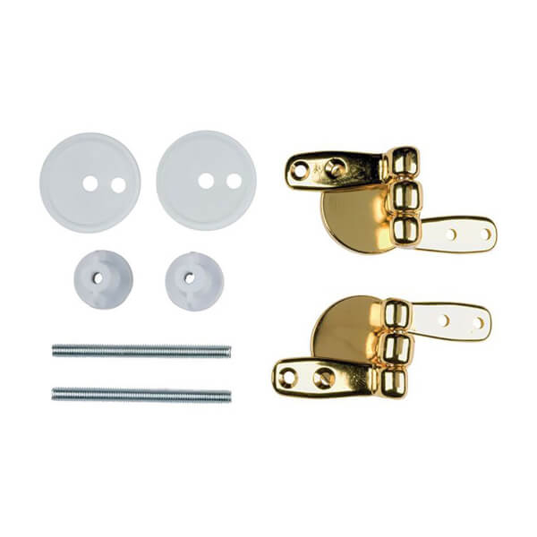 Toilet Seat Hinges Brass Wooden Homebase