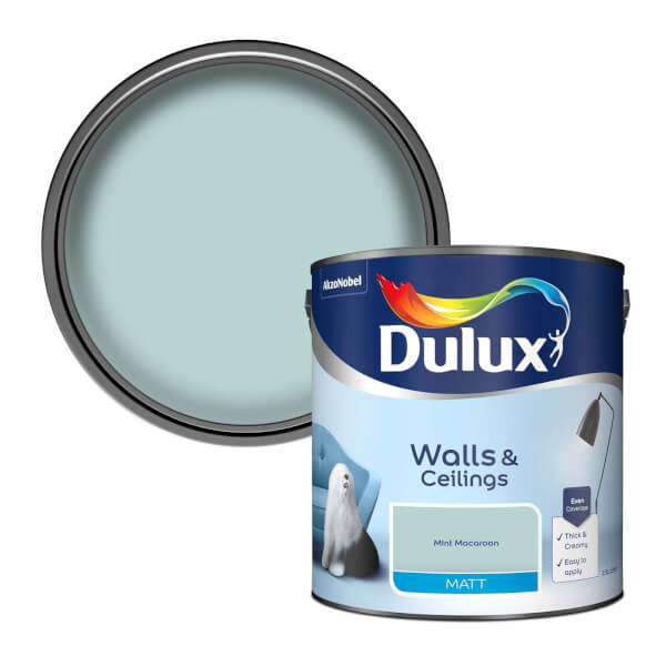 Offer Homebase Dulux Mint Macaroon Matt Emulsion Paint