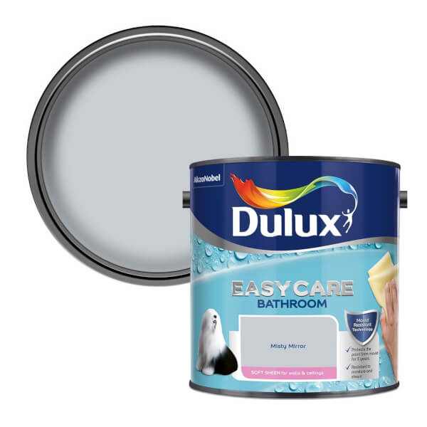 Offer Homebase Dulux Easycare Bathroom Misty Mirror Soft