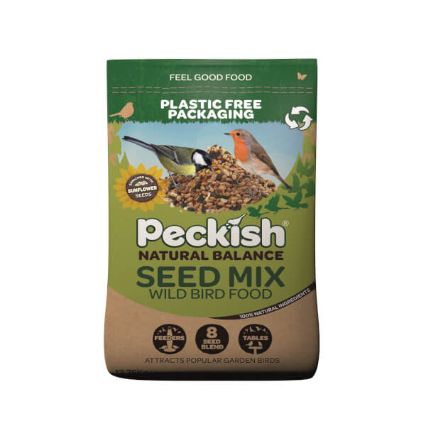 Peckish Natural Balance Wild Bird Food Seed Mix 12.75kg Homebase