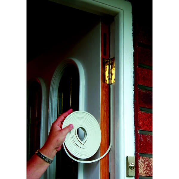 Stormguard Silent Seal Draught Excluder 6m White Homebase