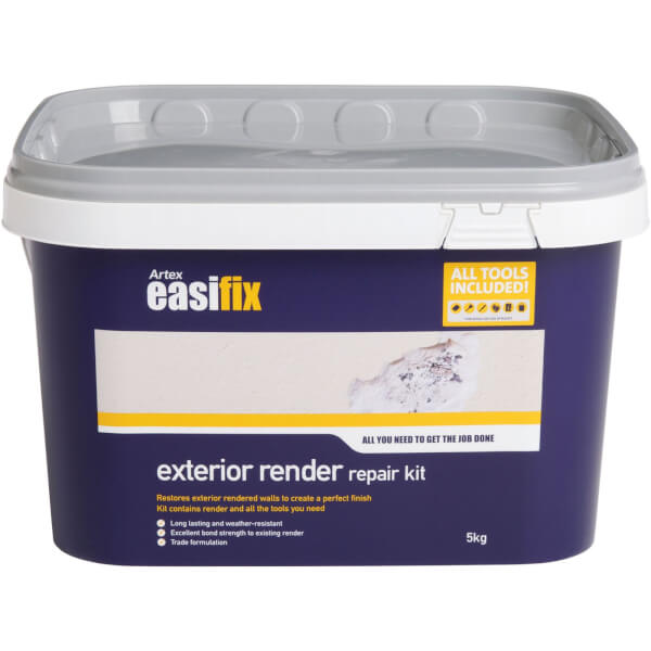Artex Easifix Exterior Render Repair Kit Homebase