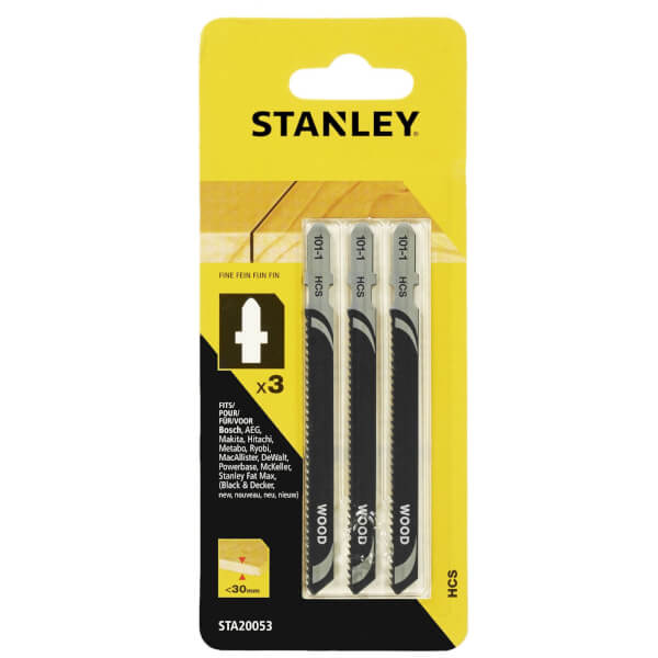 Stanley Jigsaw Blade Wood (TFine) STA20053XJ Homebase