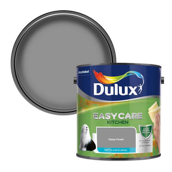Offer Homebase Dulux Easycare Kitchen Deep Fossil Matt