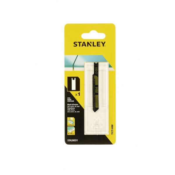 Stanley Jigsaw Blade Ceramic UShank STA26031XJ Homebase