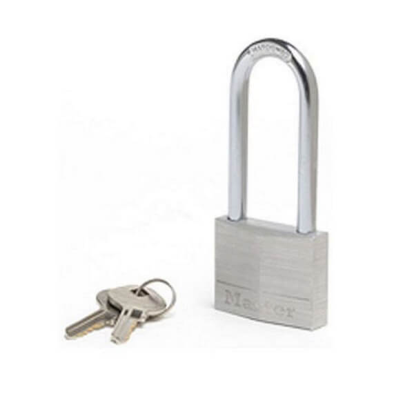 Master Lock Aluminium Long Shackle Padlock 50mm Homebase