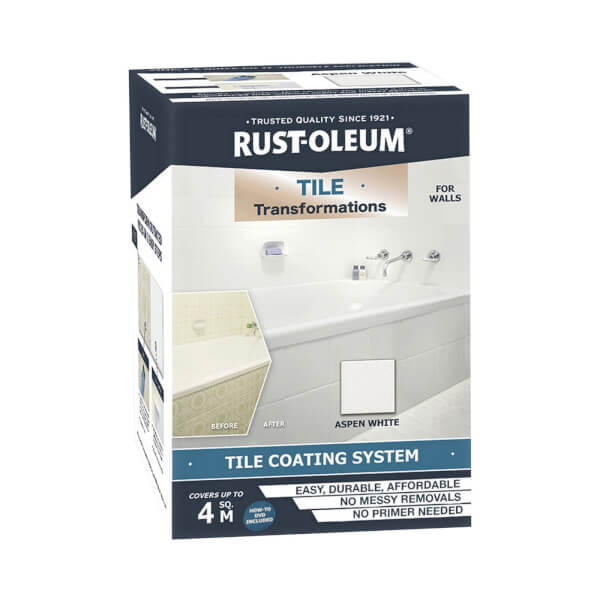 RustOleum Tile Transformations Kit Aspen White Homebase
