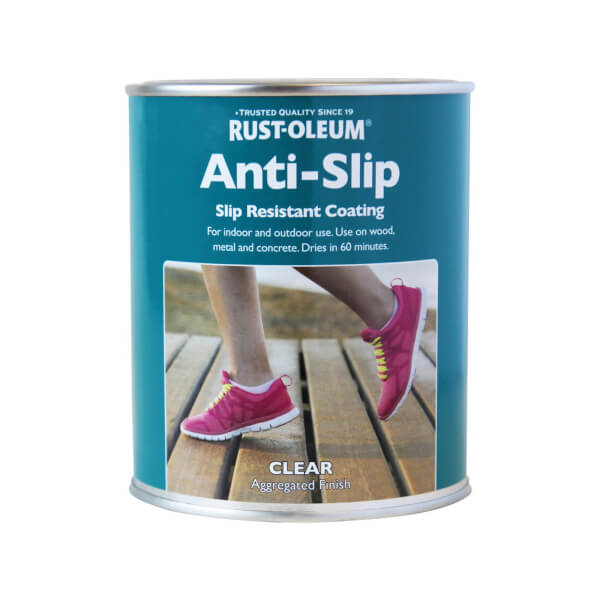 RustOleum Clear Anti Slip Coating 750ml Homebase