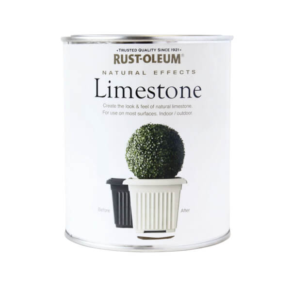 RustOleum Limestone Natural Effects 750ml Homebase