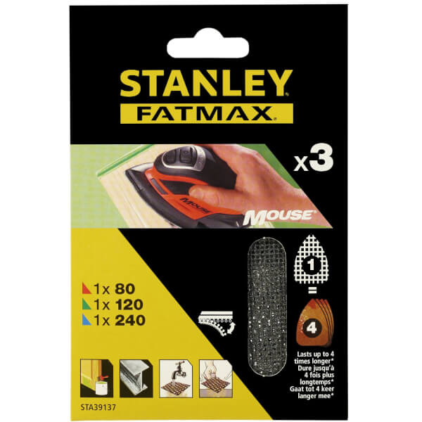 Offer Homebase Stanley Fatmax STA39137 Mouse Sheets Homebase