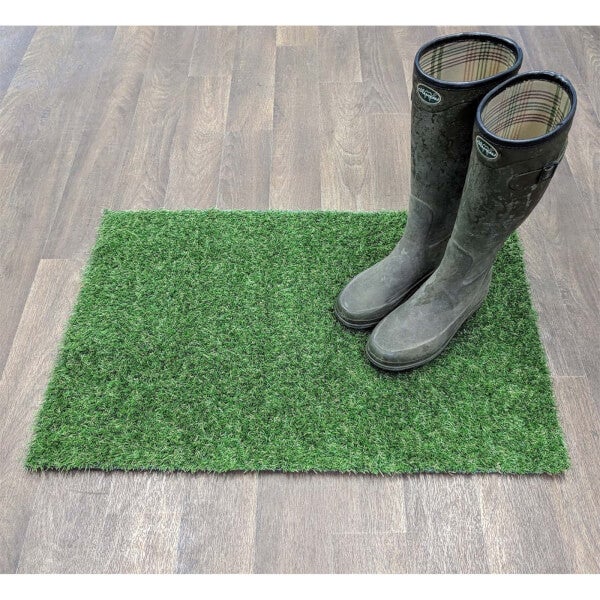 Nomow Artificial Grass Doormat Homebase