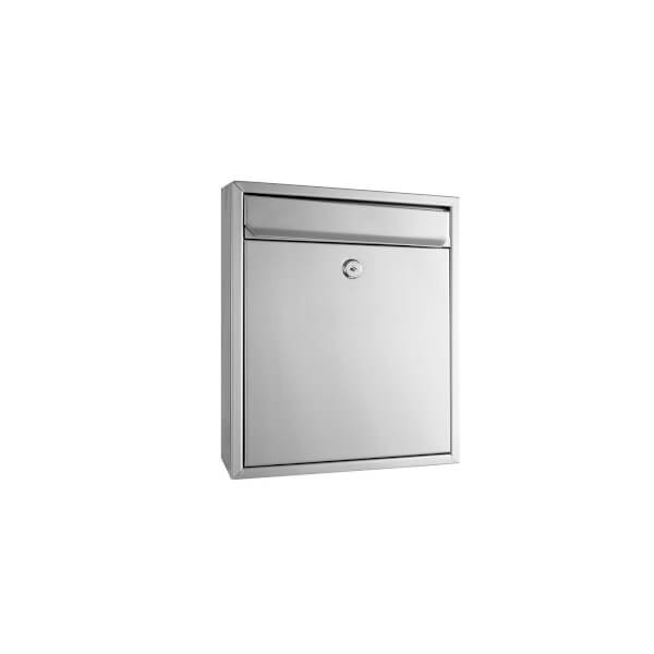 Sandleford Napoli Wall Mounted Mailbox Stainless Steel Homebase