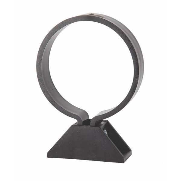 Polypipe Pipe Clip Nut/Bolt & Plate 68mm Black Homebase