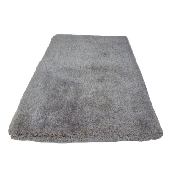 Sissi Shaggy Silver Grey Rug 230x160cm Homebase