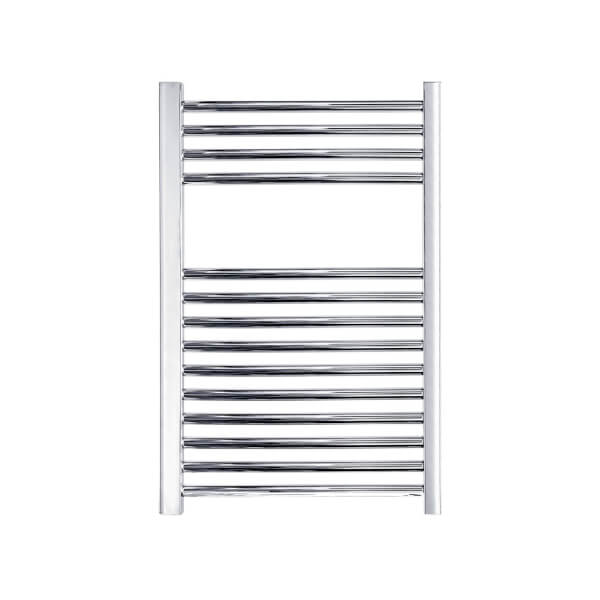Chrome Straight Ladder Heated Towel Rail 500 x 750mm Homebase