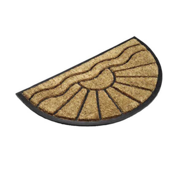 Half Moon Coir Doormat 40 x 70cm Homebase