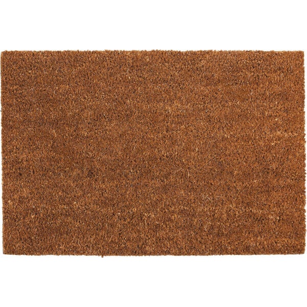 Plain PVC Coir Doormat Small 40 x 60cm Homebase