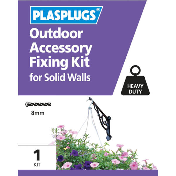 Plasplugs Outdoor (hanging basket/line) Fixing Kit Homebase