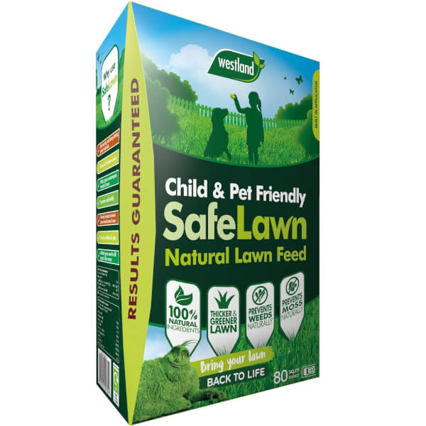 Westland Safe Lawn Natural Lawn Feed 80m2 Homebase
