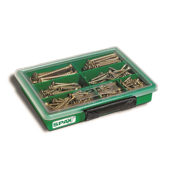 Screws Assortment Pack 245 Piece Spax Homebase