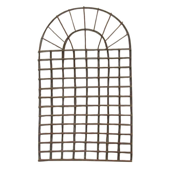 Homebase Decorative Willow Arch Trellis 90cm x 180cm Homebase