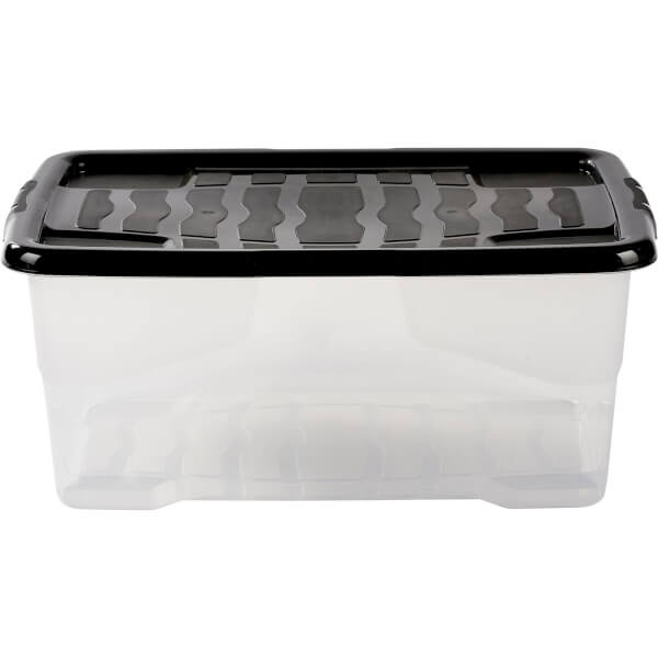 Curve 42L Storage Box with Lid Homebase