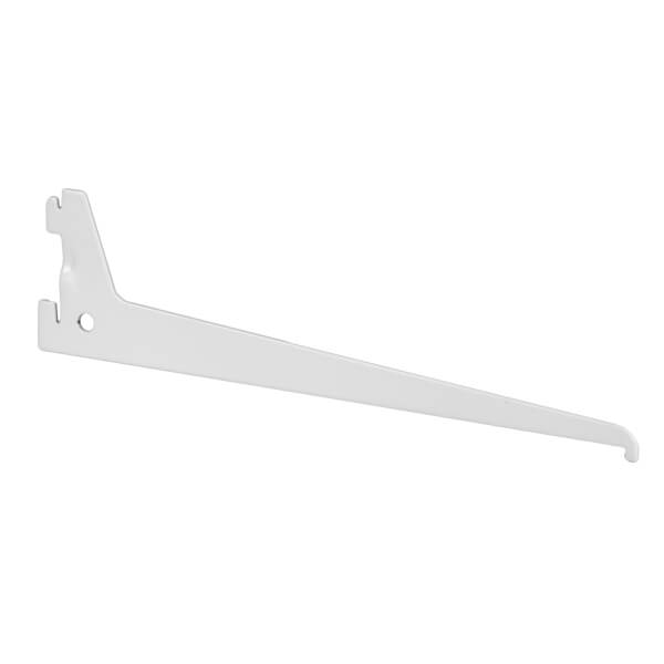 Offer Homebase Steel Single Bracket White 250mm Homebase