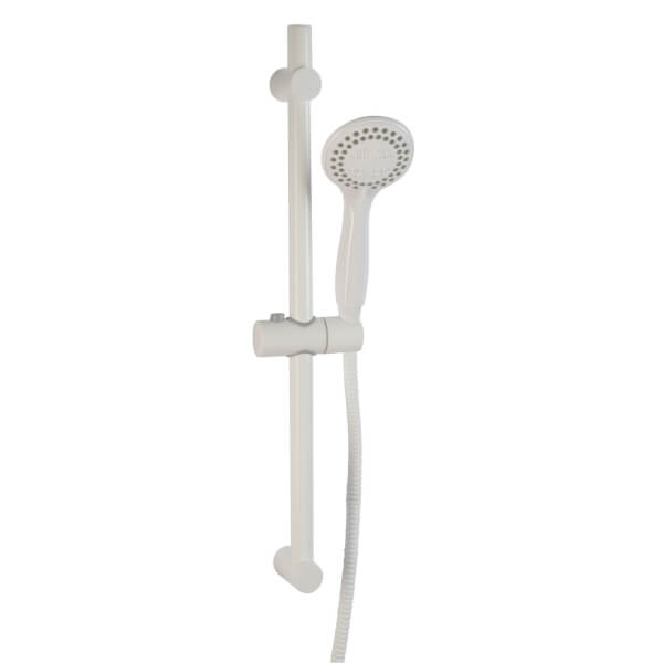 Croydex Shower Set Three Function White Homebase