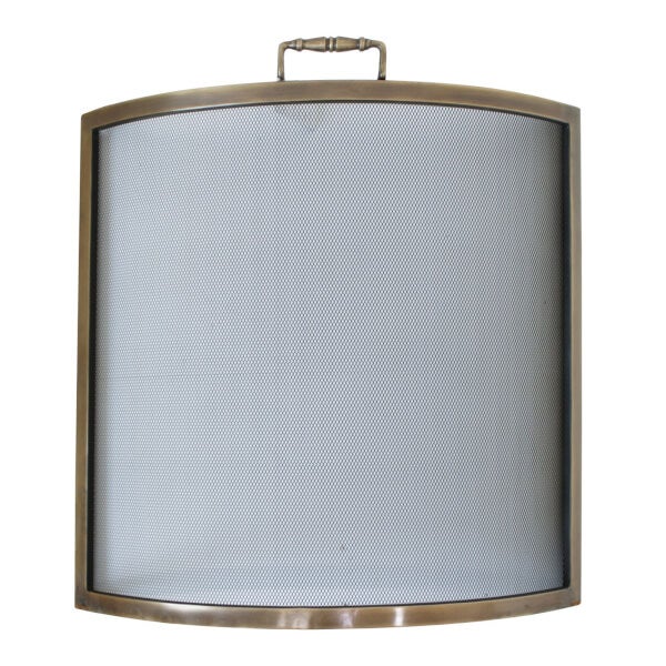 Mansion Antique Brass Effect Fire Guard Homebase